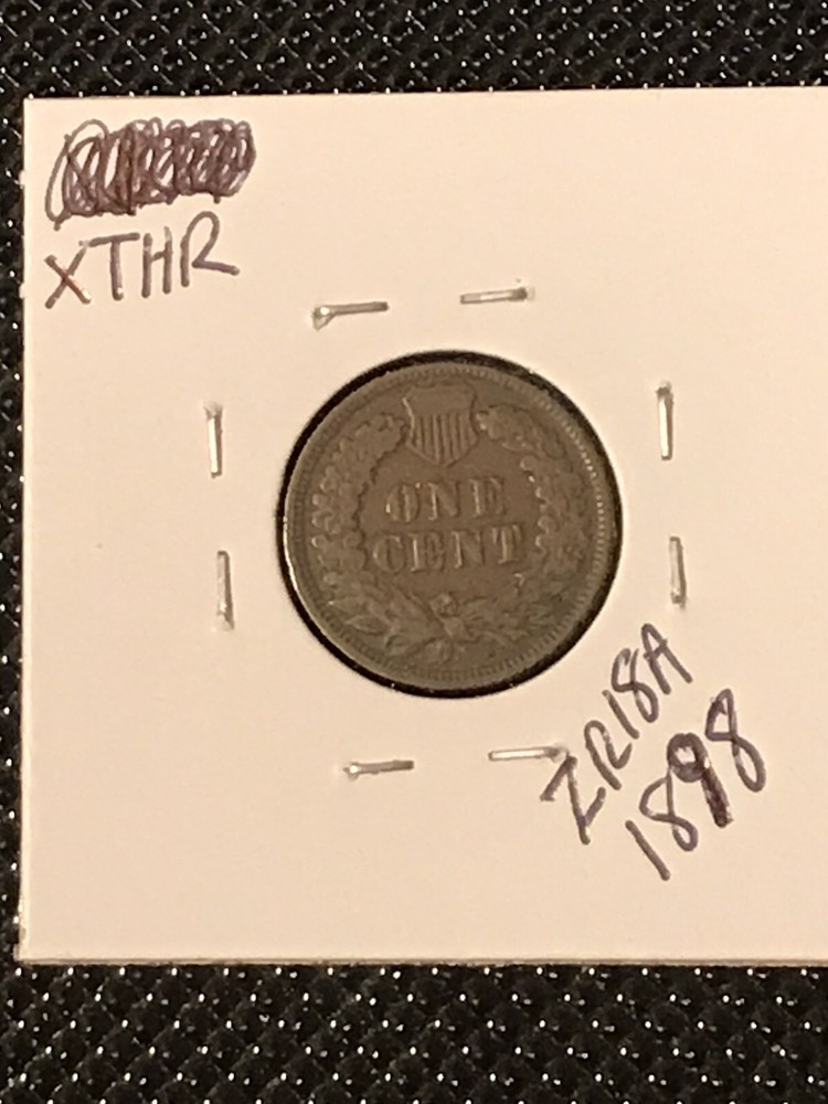 1898 Indian Head Cent F+