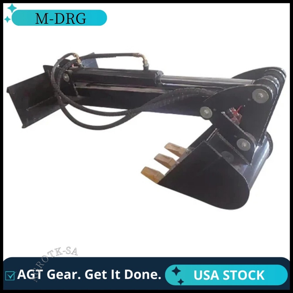 AGT M-DRG Fronthoe Digger Bucket Mini Skid Steer Loaders Attachment