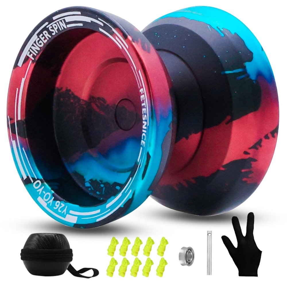 Professional Butterfly Yo-Yo - Dual Mode Responsive/Unresponsive, Finger Spin, 1