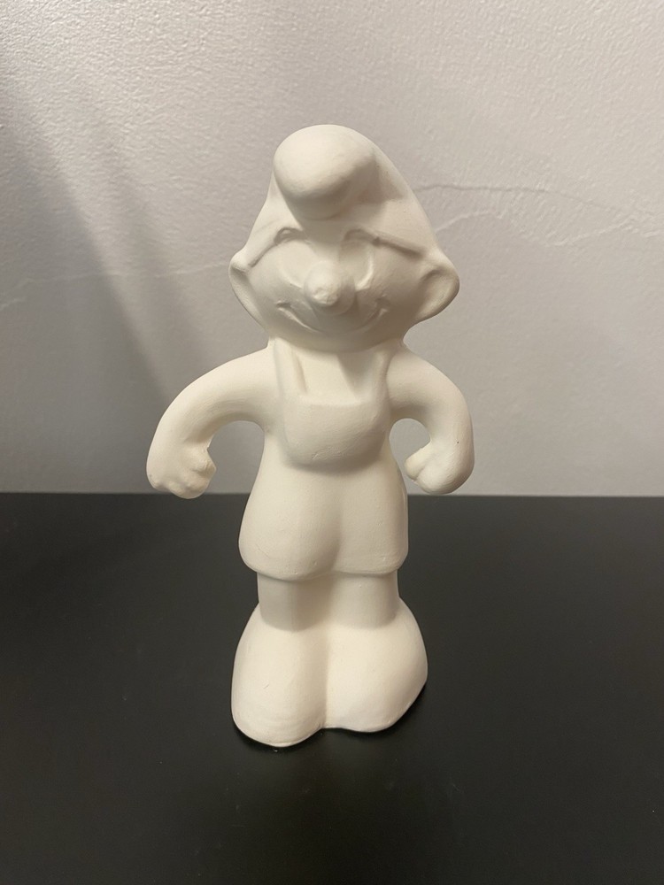 Hefty Smurf Ready To Paint Ceramic  Bisque