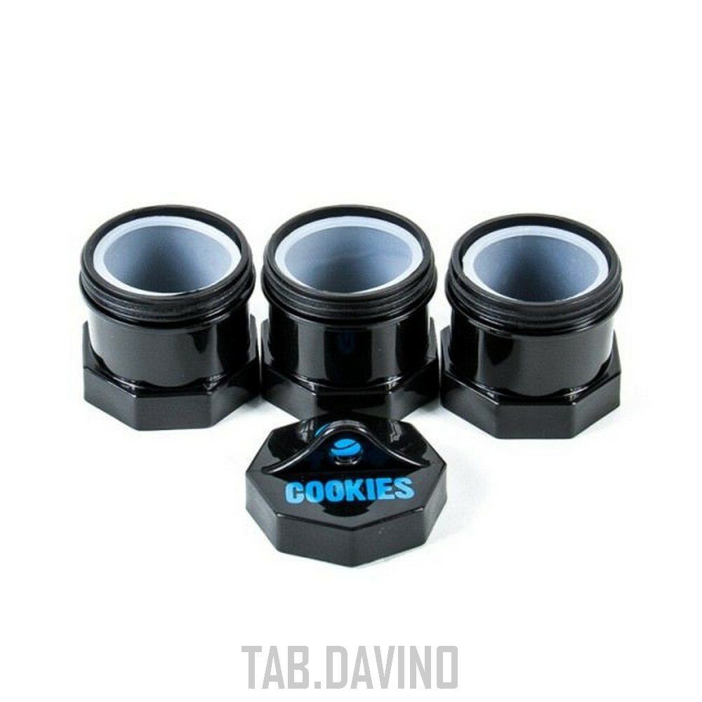 COOKIES STORAGE JAR SMALL AIRTIGHT CONTAINER BLACK