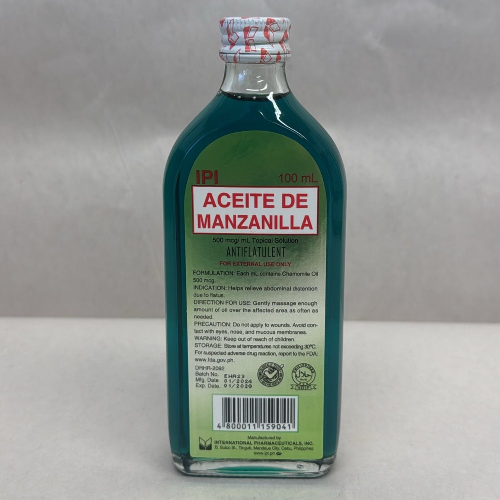 Aceite De Manzanilla Antiflatulent 100ml 2 pack