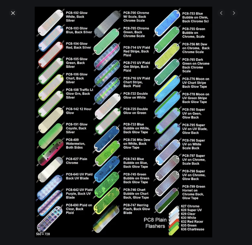 PRO-TROLL ProChip 8" #635 Plain Green - New