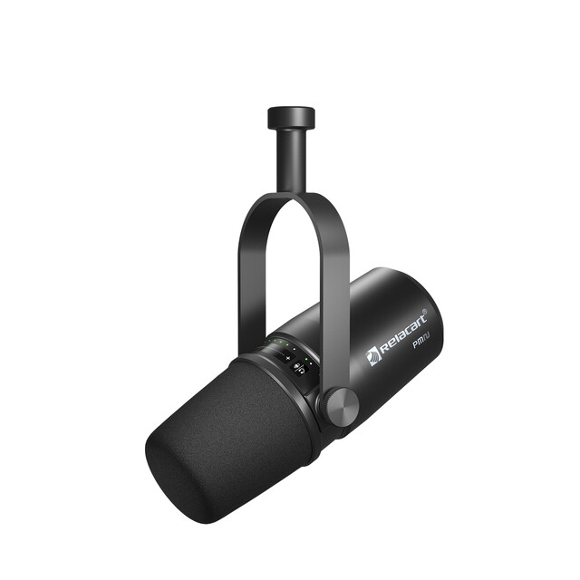 Relacart PM2 Professional USB Cardioid Dynamic Podcasting Microphone Recording