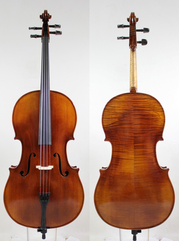 Best Model ! A Stradivari Style Cello 1/4 Size, Deep Tone #8051