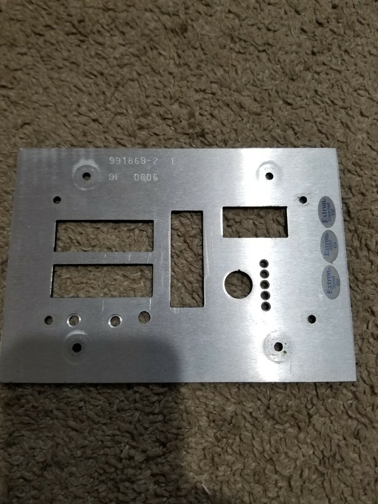 Extron MLC 226 IP Media Link Control Panel Black Aluminum Plate