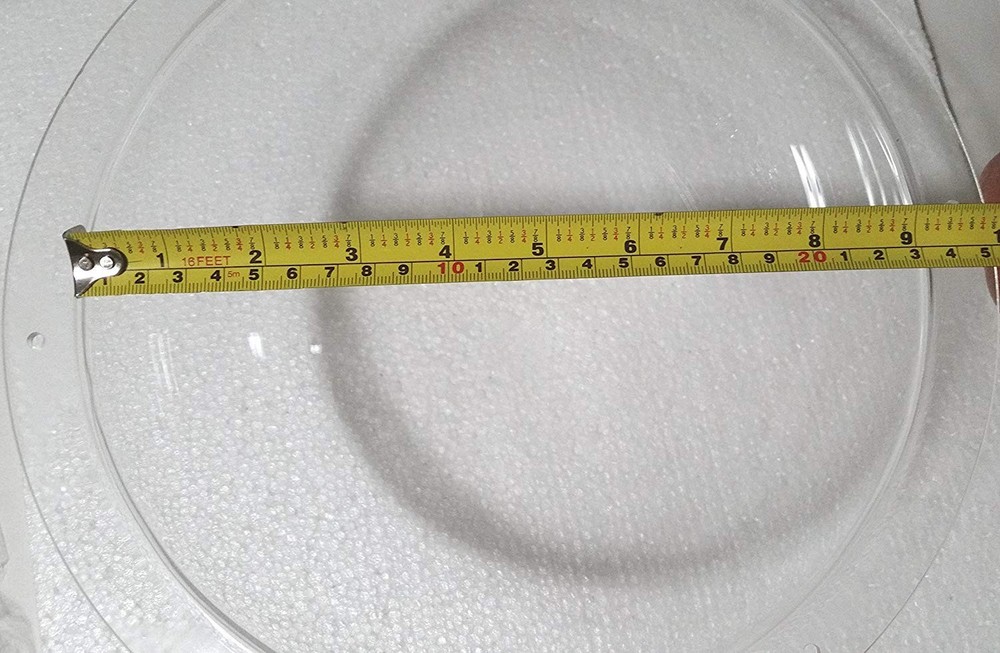 Acrylic Dome / Plastic Hemisphere - Clear - 9" Diameter, 3/4" Flange with