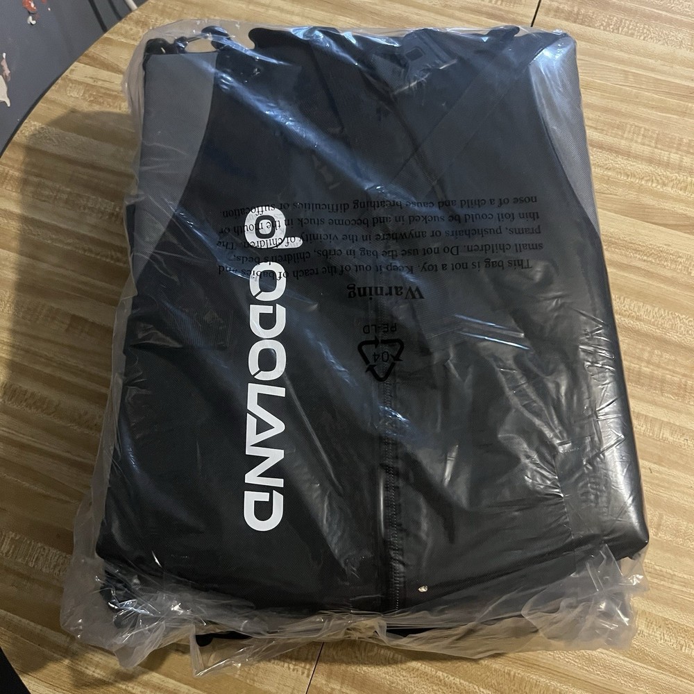 Odoland Ski Bag And Ski Boot Bag Backpack Set Black And Grey