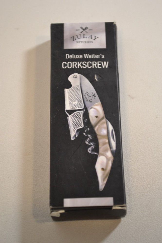 ZULAY KITCHEN Deluxe Waiter's Corkscrew/Bottle Opener