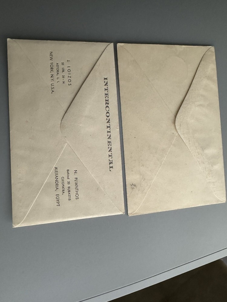 2 first day covers Of Egypt 1946 Nice Value