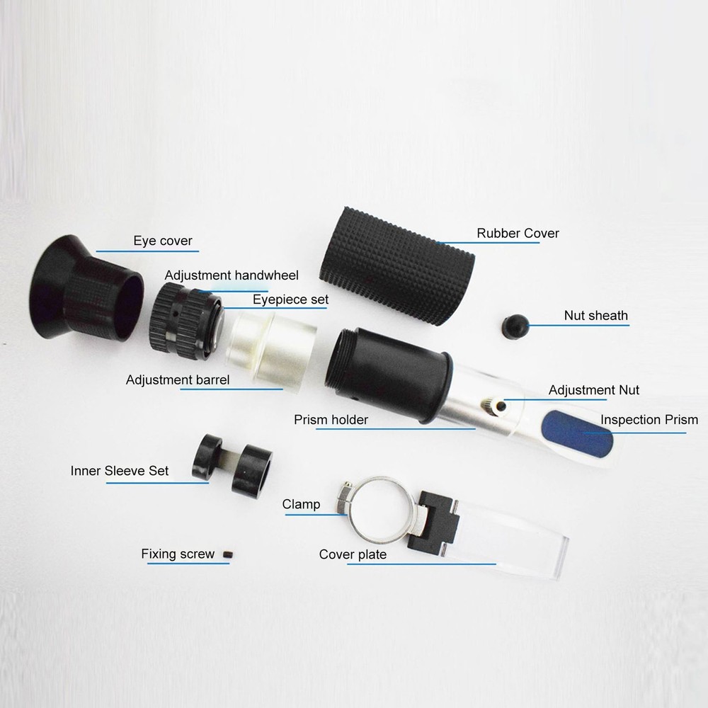 § 0‑32% Meter Tester Refractometer Portable Handheld ATC Sugar