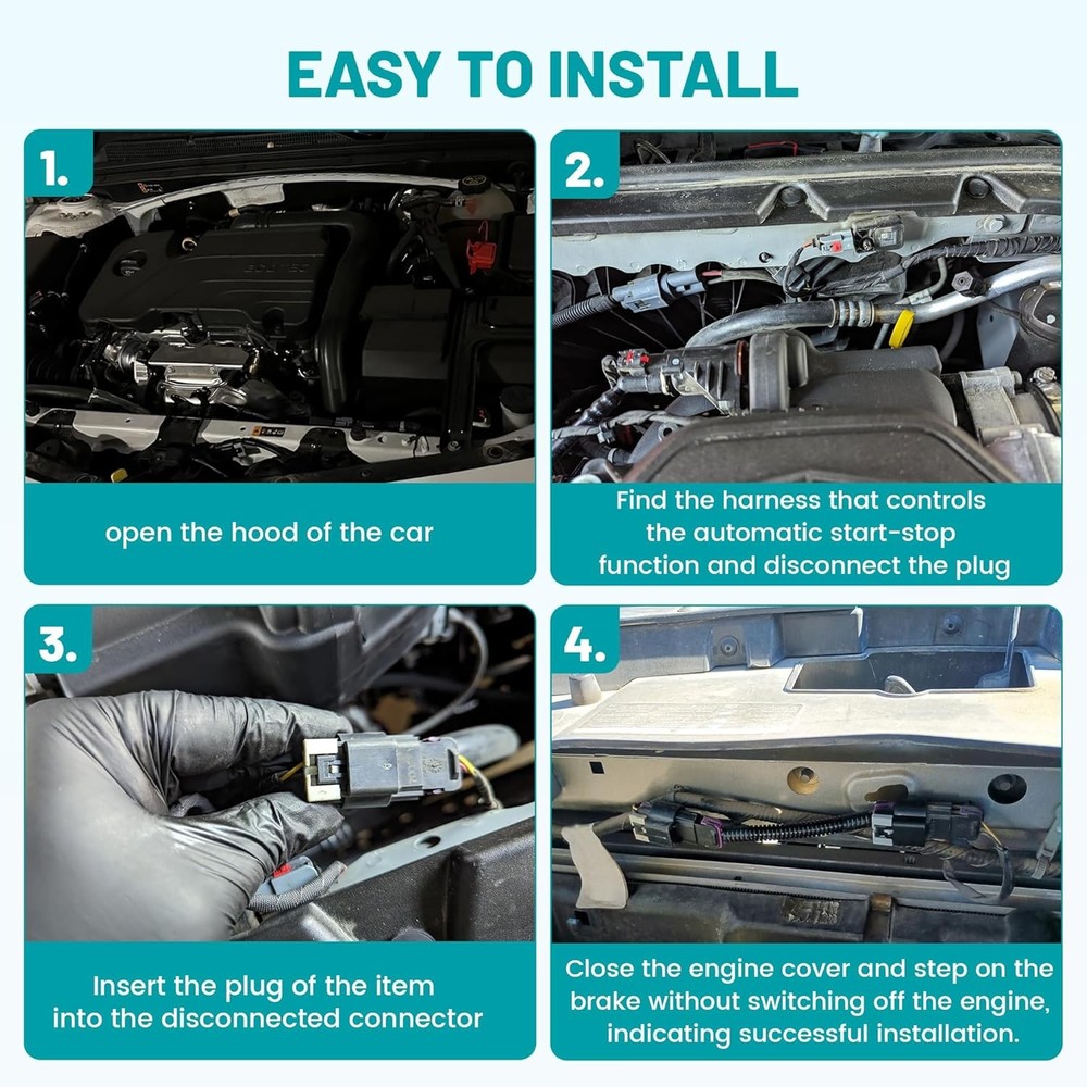 Auto Start Stop Disable Delete Eliminator Cable For 2013-18 Cadillac XT4 XT5 XT6