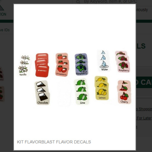 KIT FLAVORBLAST FLAVOR DECALS # 629096867