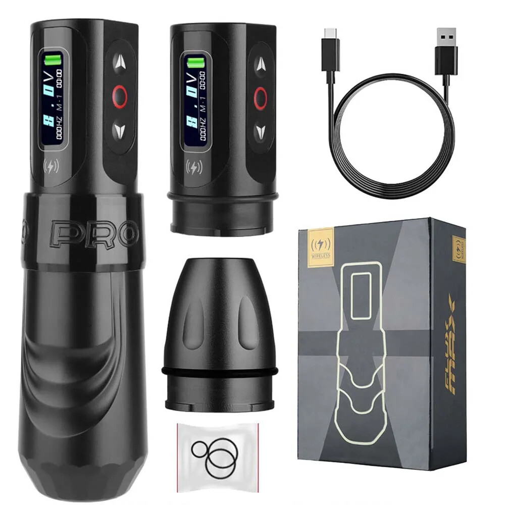 T-Rex Cordless Tattoo Machine Gun 2 Replaceable Battery Rotating Coreless Motor