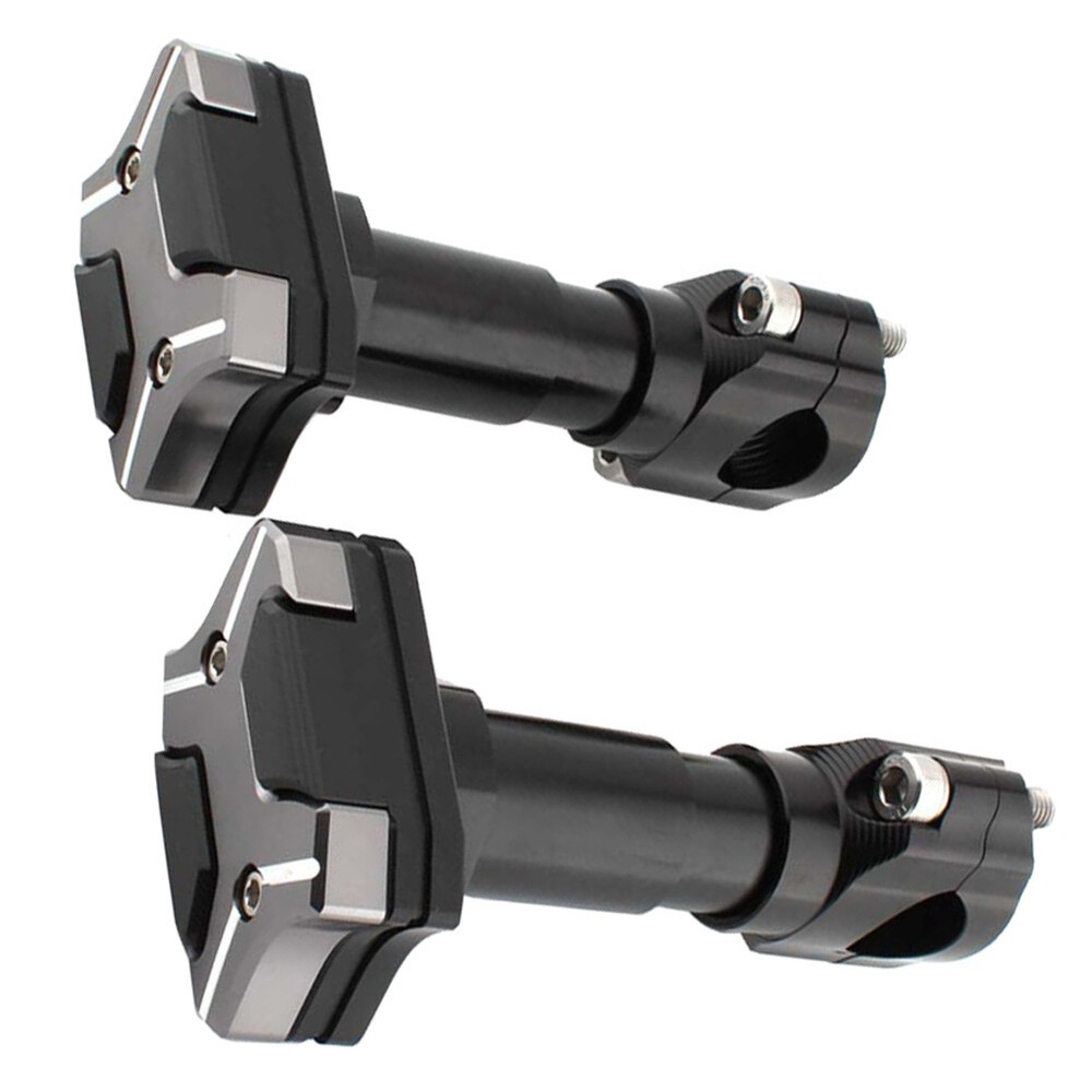 2x Universal Modified Engine Guard Crash Bar Frame Protector 22mm-30mm Titanium