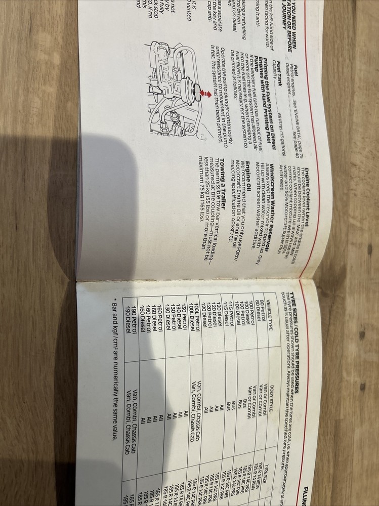 Ford Transit Operator Manual - October 1985 - 3rd Edition.