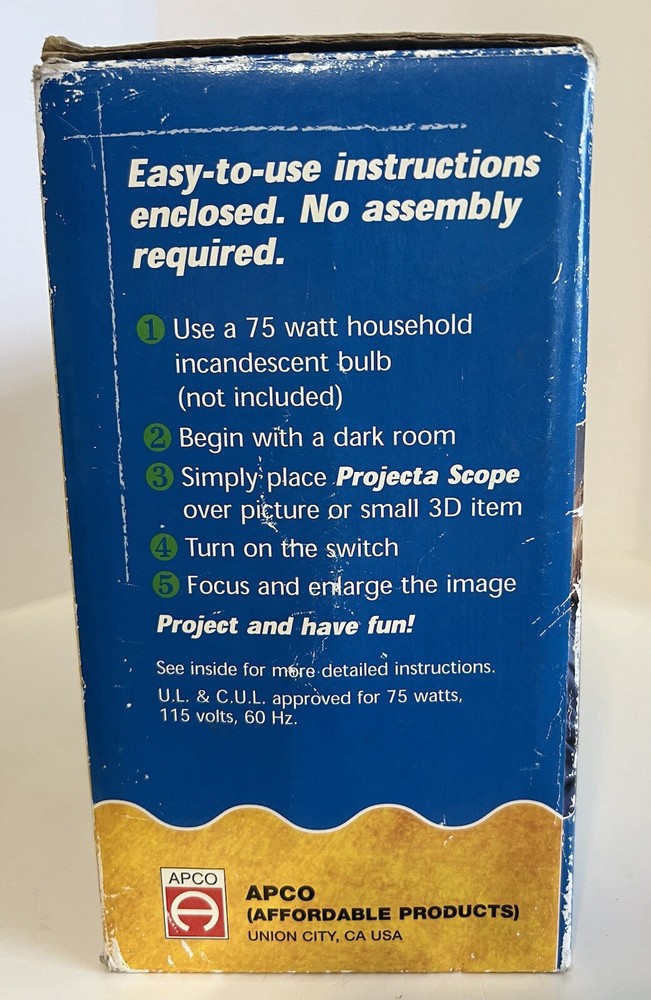 Projecta Scope Model: PJ1768 - Open box - Very Good Condition