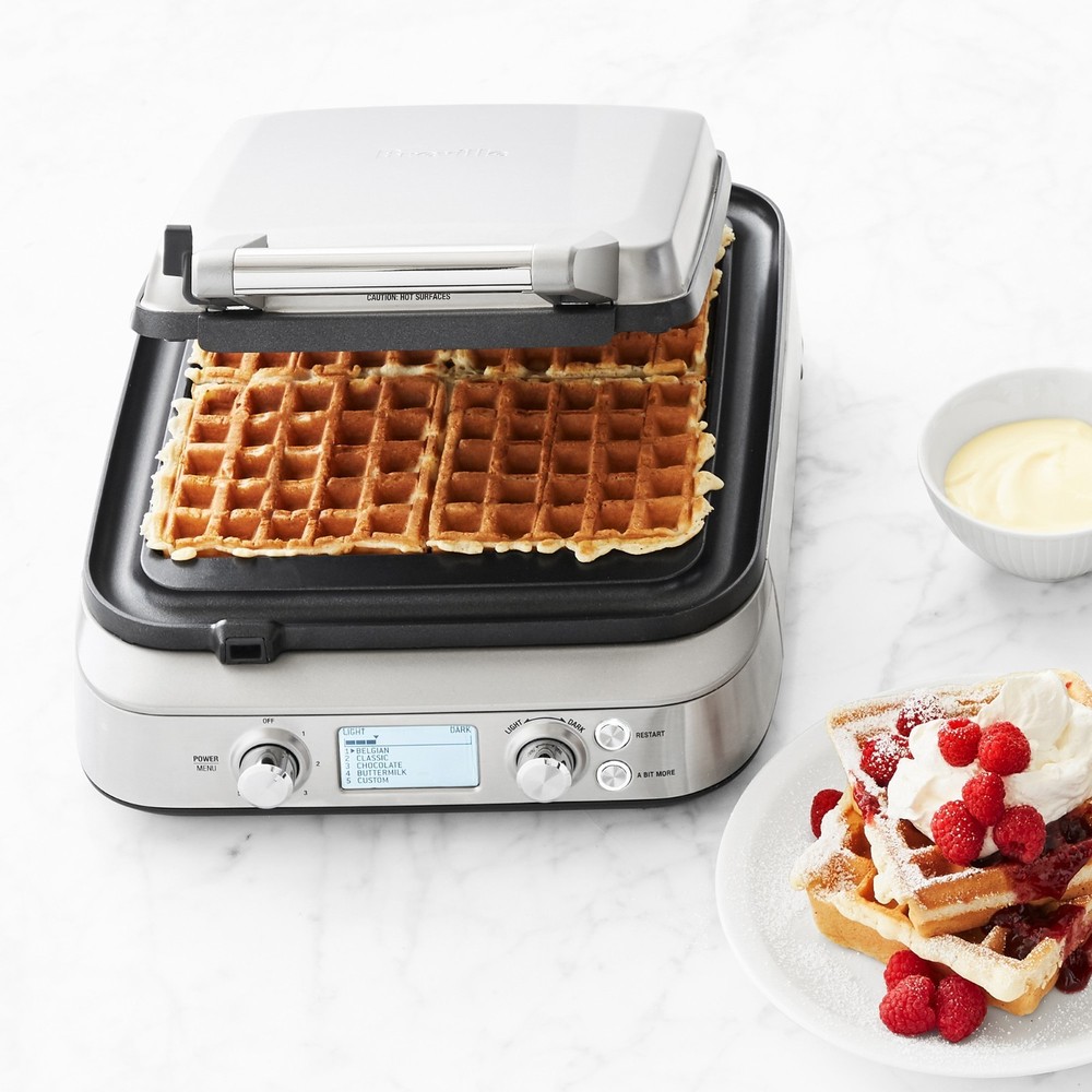 Breville Smart Waffle Pro Waffle Maker, 4-Square