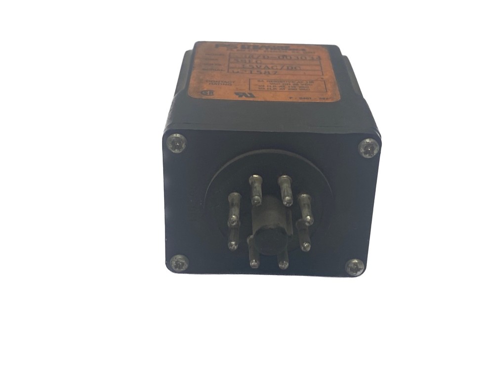 USED PS Syracuse Electronics 115VAC/DC 5 Sec Range 8 Pin Time Delay Relay