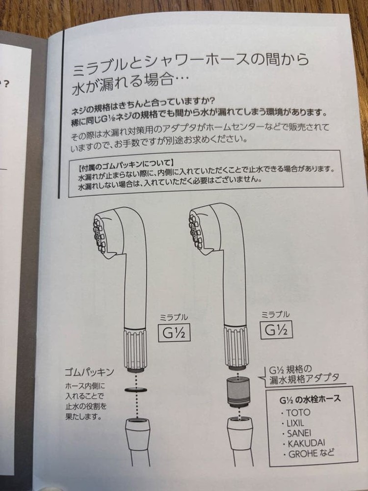 ReFa Mirable Plus Shower Head UltrFine Mist Science Filter Used