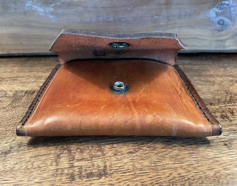 Vintage Irish Embossed Leather Ammunition Belt