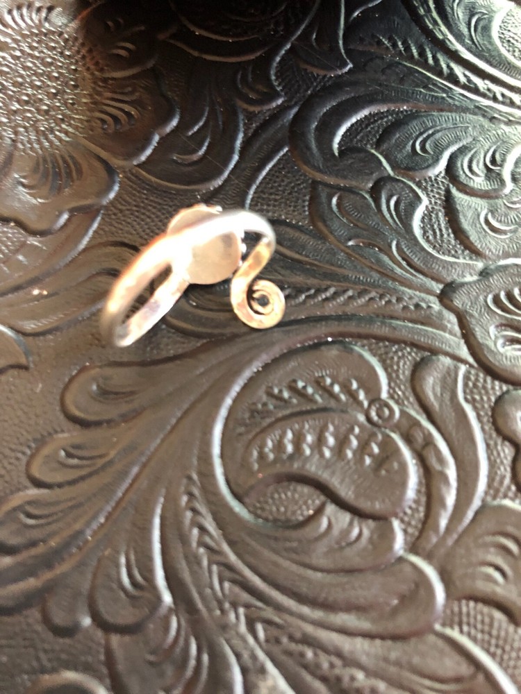 Dainty Moonstone Wrap Ring Size 6.5 Artisan Southwest