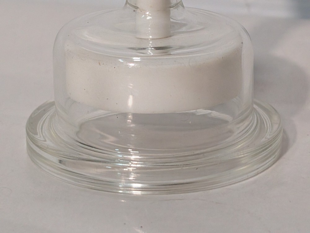 Reaction Vessel Glass Bottom with Collar, 3" Diameter
