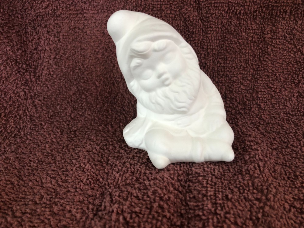 Sleeping Dwarf Ceramic Bisque Ready-to-Paint*