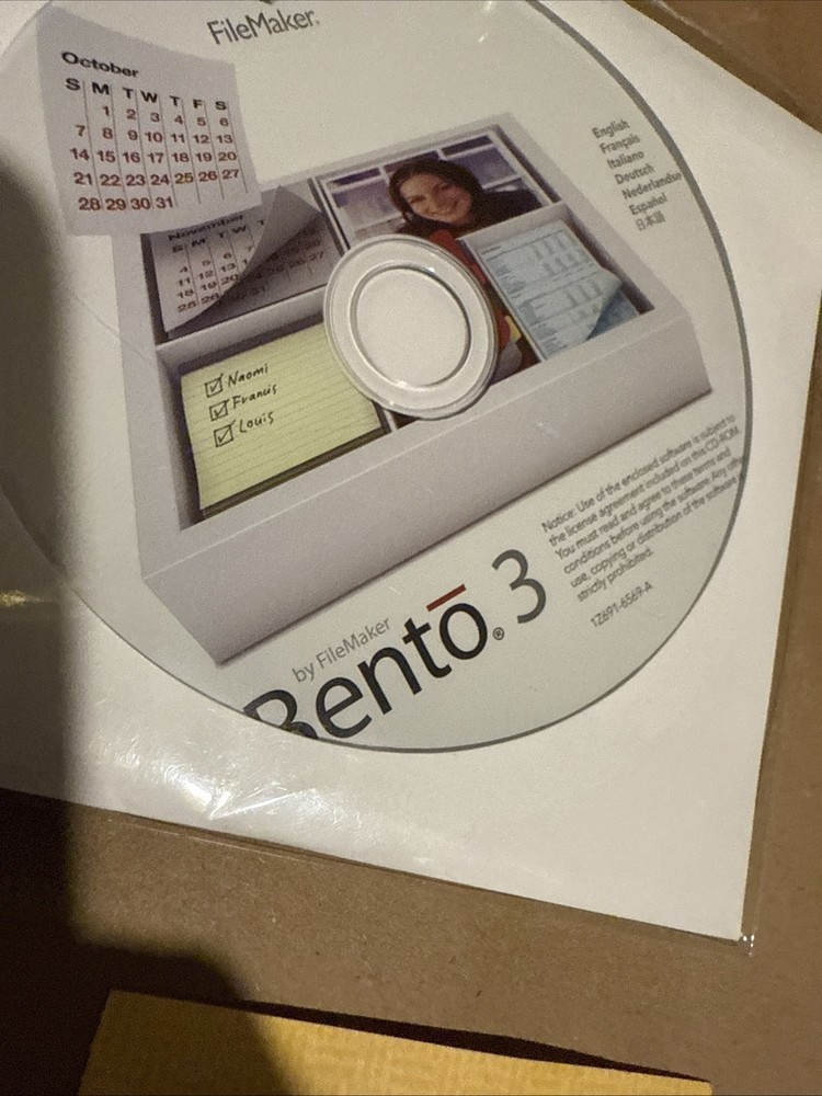 Bento 3 by FileMaker ~ for MAC ~ NEW