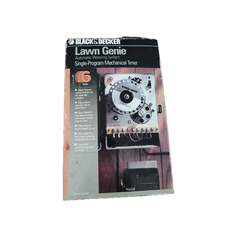 Lawn L50106P Genie Dual-Program Electronic Controller 6 Zone Supply Tested