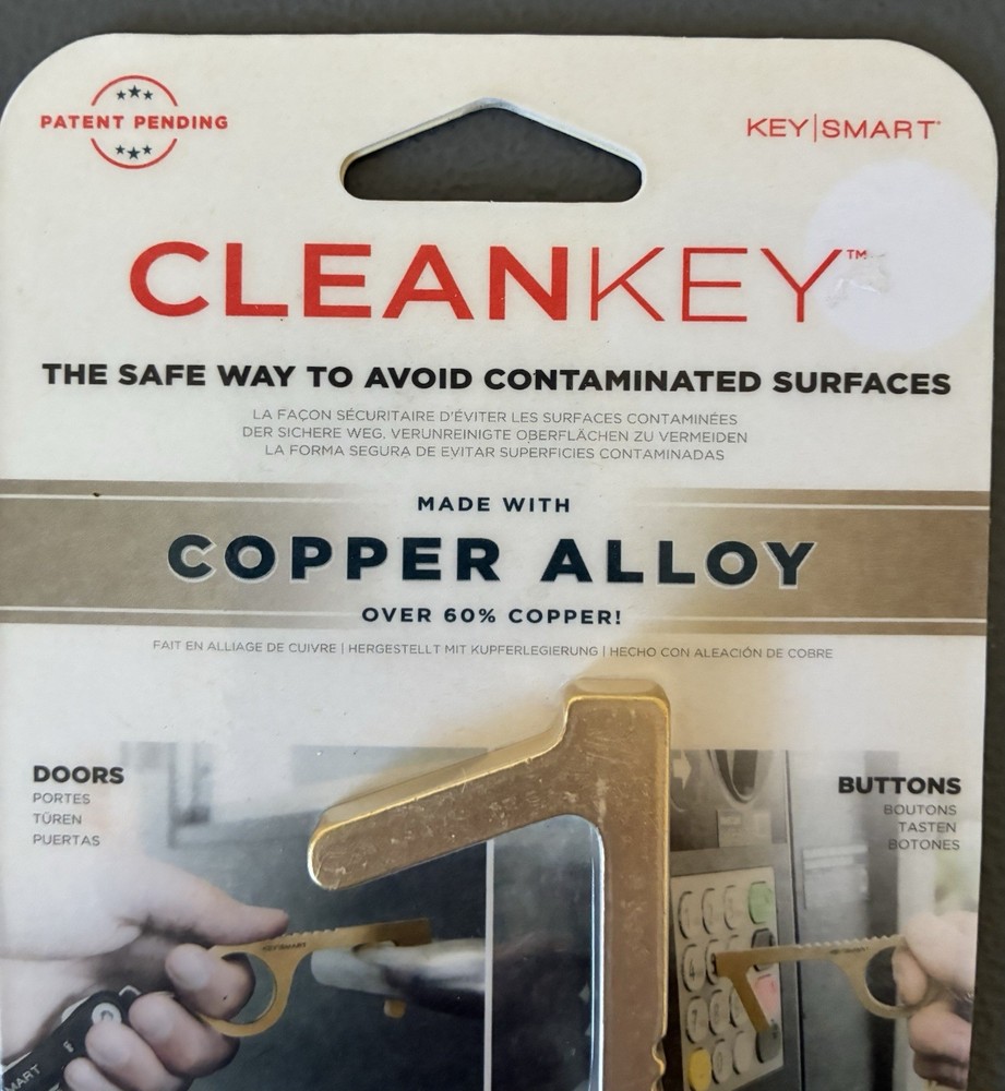 CLEANKEY KEY SMART Copper Alloy Keys 6 PACK (NEW)