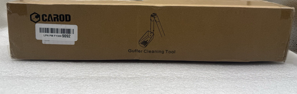 Gutter Cleaning Tools, 6.4FT Gutter Cleaner with Pole & Gutter Brush, *READ...