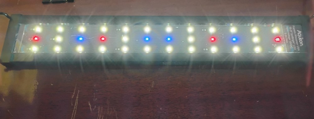 Aqueon  Optibright LED Light 18-24" White/Red,  Blue Modes