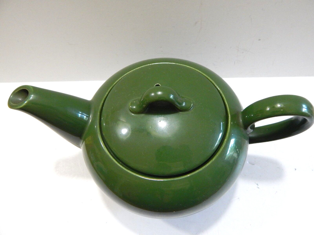 Green Ceramic Coffee Teapot w/ lid