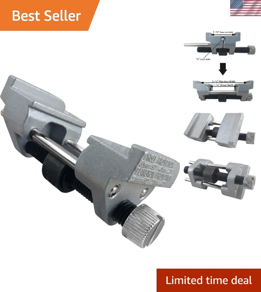 Professional Chisel Sharpening Tool - Adjustable Angles, Detailed Instructions