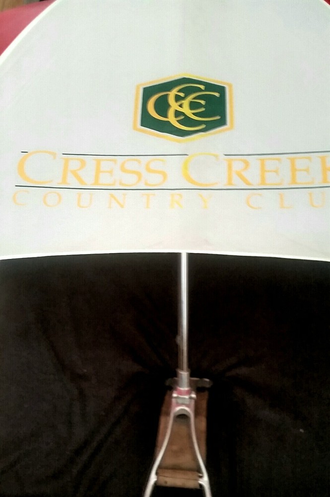 Golf Umbrella w/ Leather Seat