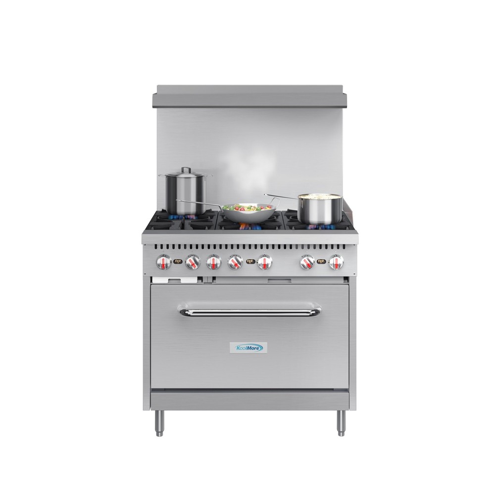 Koolmore KM-CR36-LP 36" Gas Restaurant Range