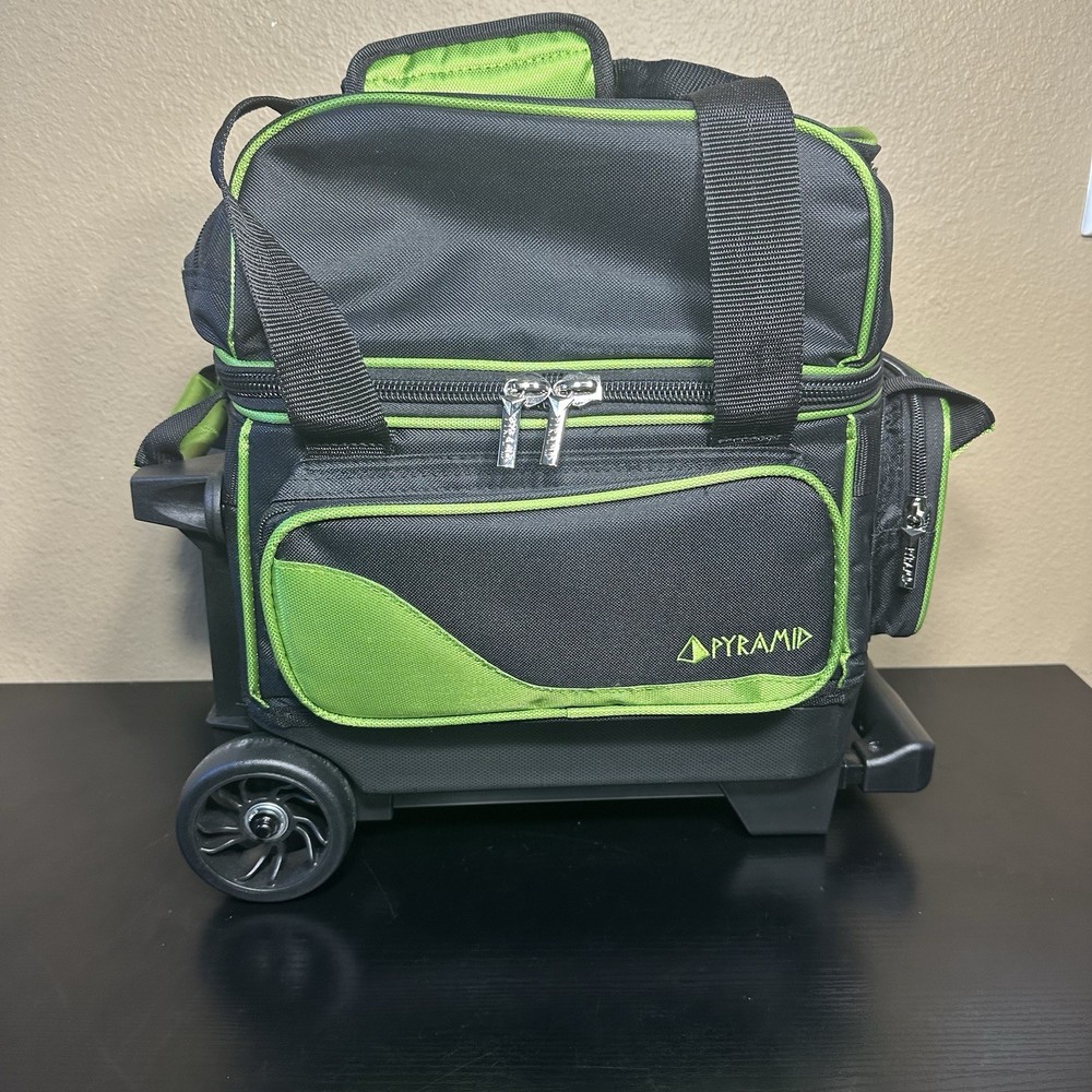Pyramid Prime Roller Bowling Bag w/ Large Compartment Multi Pocket