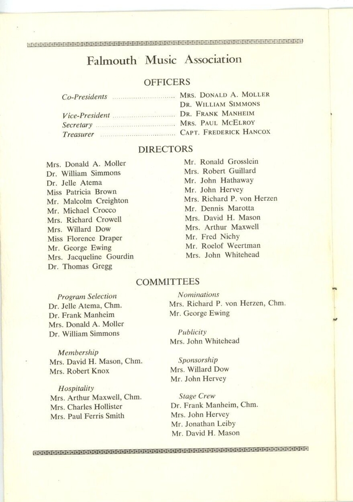 Autographed Music Program Jean-Pierre Rampal Flutist & Ryan Edwards Composer