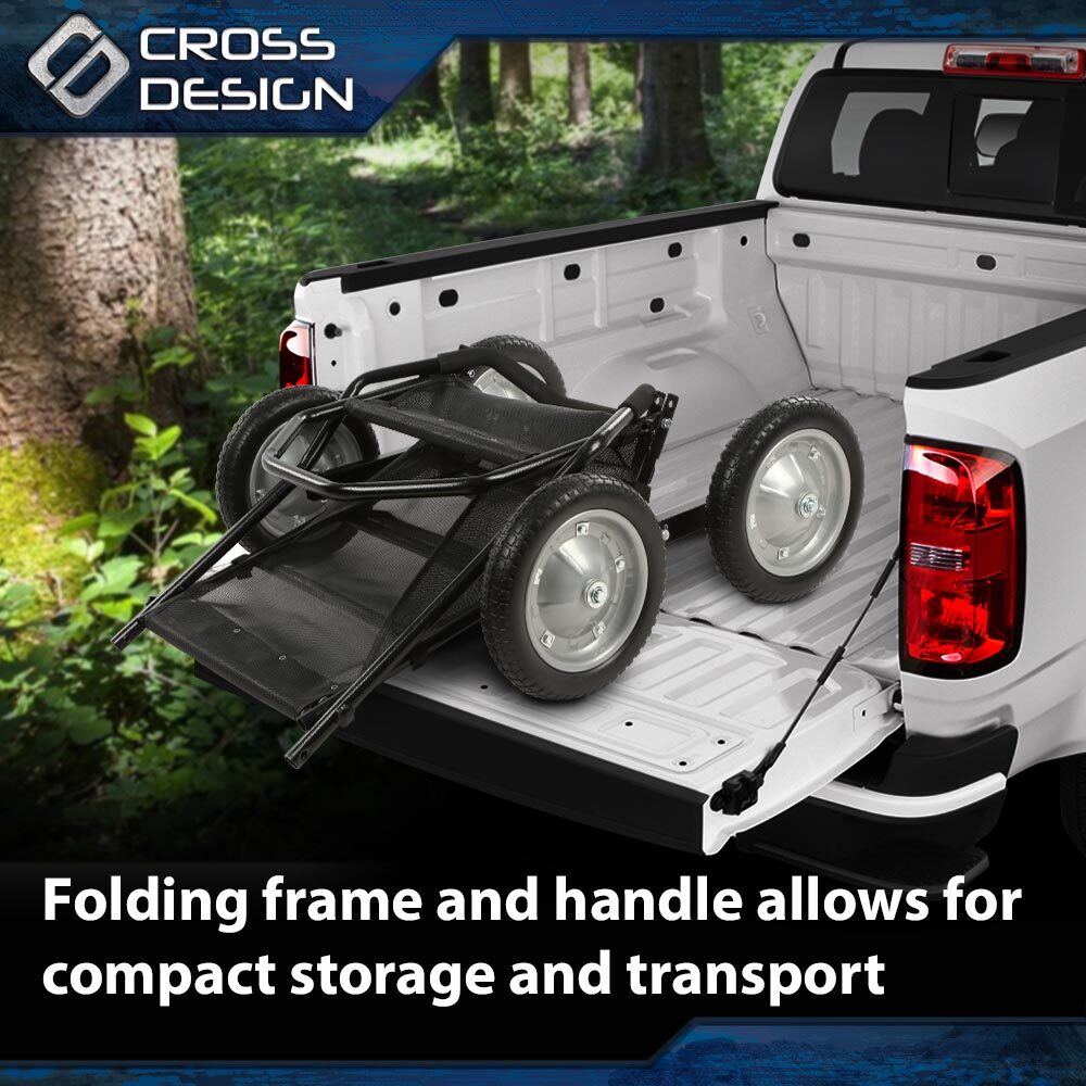 Crawler 500lb Capacity Foldable Multi Use Deer Game Recovery Cart
