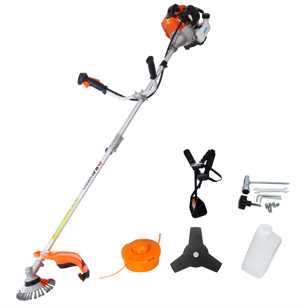 52CC 3 In 1 Grass String Trimmer Weed Eater Wacker Gas Powered with 10'' Cutter