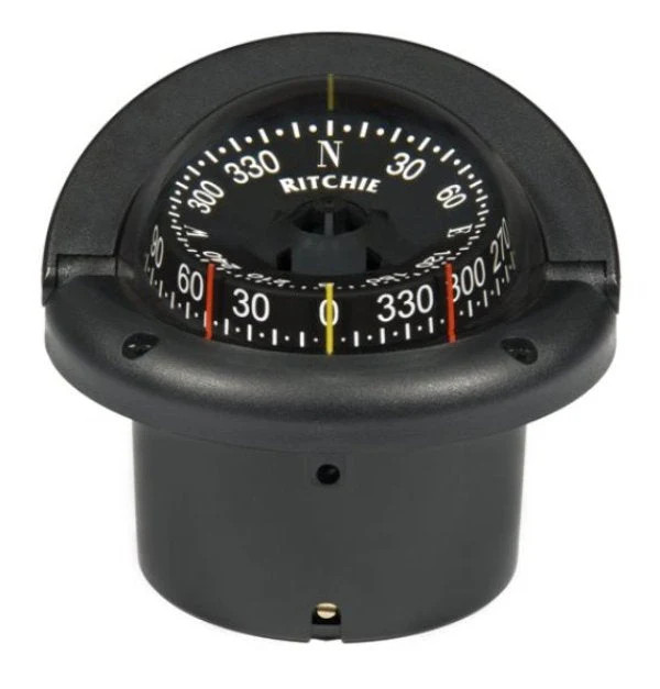 Ritchie Helmsman Compass - Raised Black Card