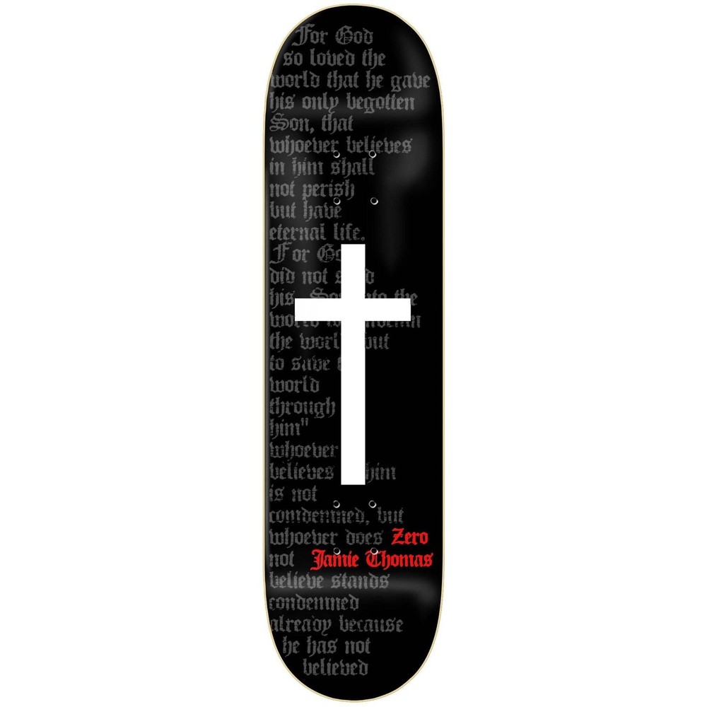 Zero Skateboard Deck Thomas OG Cross Black 8.5