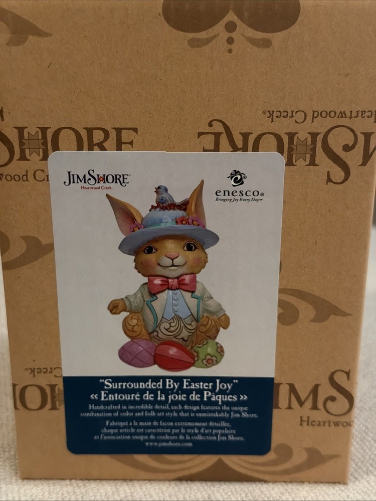 Jim Shore Surrounded By Easter Joy New In Box Unopened