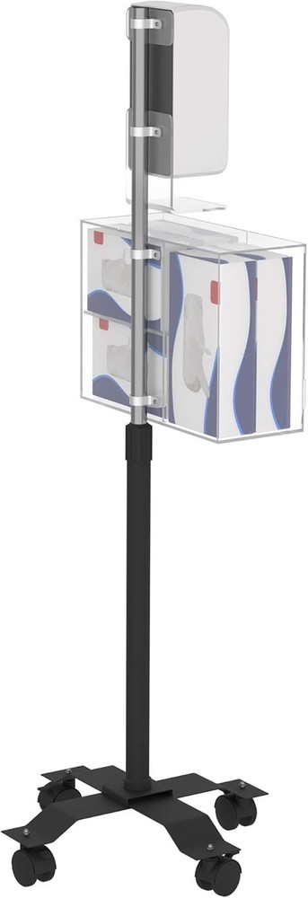CTA Digital Compact Mobile Sanitizing Station & Automatic Soap Dispenser