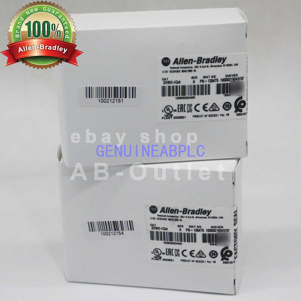 New 2080-IQ4 Micro800 4 Point IEC Digital Input  Allen-Bradley