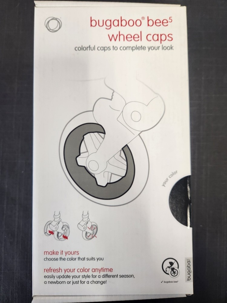 Bugaboo Bee5 Wheel Caps White