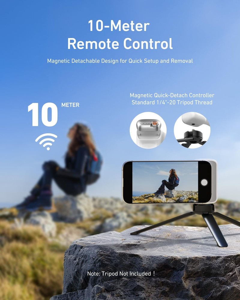 TELESIN Magnetic Phone Camera Grip for iPhone/Android Fun Shot