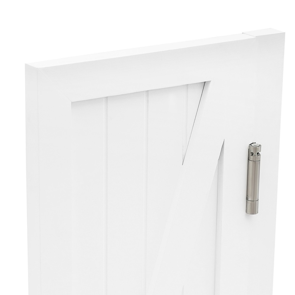 Partition Doors Solid Wood Entrance Partial Door Double-Doors Leaf for Home Yard