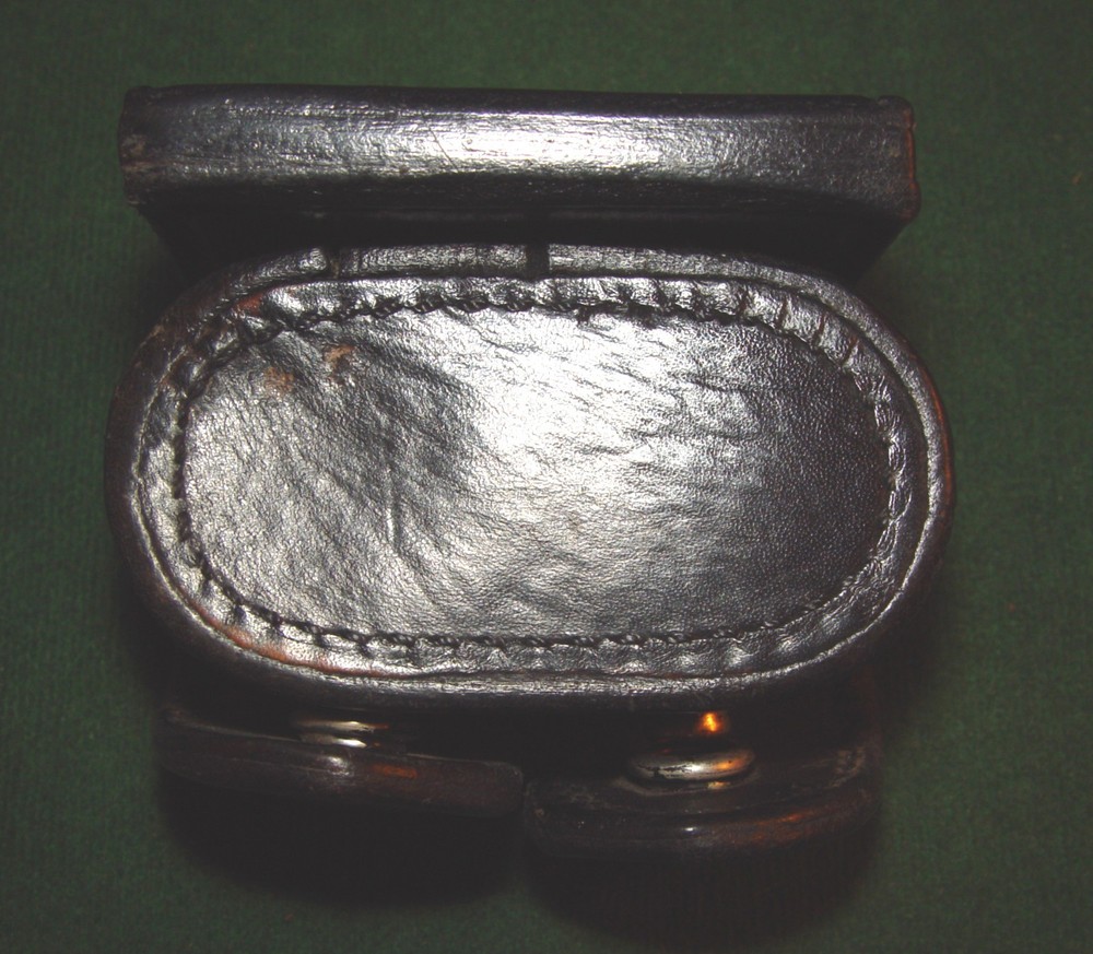 SAFARILAND 350-2 Black Leather Double Speedloader Case